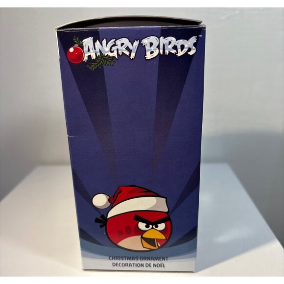 Angry Birds Red Christmas Ornament With Santa Hat - Picture 2 of 6